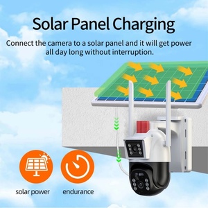 Caméras extérieures Eseecloud 4K 4G avec carte SIM, double objectif, vision nocturne couleur, détection PIR, IA, surveillance solaire IP, caméra PTZ réseau - Product Image 2