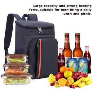 Bolsa de almuerzo térmica aislada de gran capacidad con diseño a prueba de fugas Capacidad de 10-15kg para acampar Picnic Barbacoa y viajes al aire libre - Product Image 2