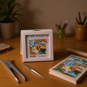 Kit de Pintura de Diamantes ILAN 5D, 20x30cm, Kit de Arte con Diamantes - Product Image 3