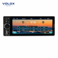 Lecteur MP5 TFT VOLOX 6,86 pouces, CarPlay sans fil, Android Auto, transmetteur FM mains libres, port USB, radio stéréo RCA 6 canaux