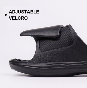 Claustras de Douche en EVA à Logo Personnalisable, <span class=keywords><strong>Velcro</strong></span> Réglable, Semelle Épaisse en Caoutchouc Antidérapant, Massant les Pieds, pour Hommes - Product Image 3