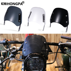 Phổ 5-7 inch xe máy phía trước kính chắn gió kính chắn gió luồng không khí làm lệch hướng phụ kiện bảo vệ - Product Image 6