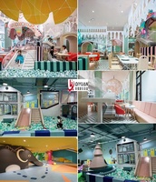 Aire de jeux intérieure pour enfants, ensemble de jeux souples de haute qualité, château gonflable géant personnalisé, usage commercial pour bébés, 500 m²