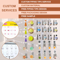 Kit de décoration de gâteaux professionnel 26 pièces, embouts de pâtisserie en acier inoxydable, ensemble de douilles avec connecteur pour mariage, anniversaire, fête