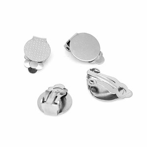 Stainless Steel Clip-on <b>Earrings</b> Round Frog Shape Unisex DIY Jewelry Accessories - Product Image 5