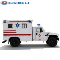 Ambulance tout-terrain à pression négative ICU sur châssis Dongfeng 4x4 personnalisée pour le transport médical d'urgence sur le terrain