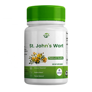 HACCP OEM ODM St John's Wort Supplement capsules ส่งเสริมความสมดุลทางอารมณ์และการตอบสนองต่อความเครียด - Product Image 1
