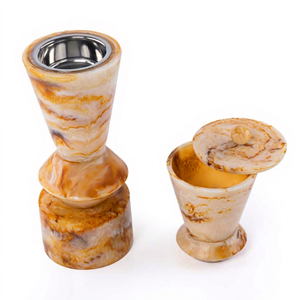 Vintage Style Resin Bakhoor Mubkhar Incense Burner Premium Quality Households Item Incense Burner <b>Eid</b> Incense Burner Set - Product Image 1