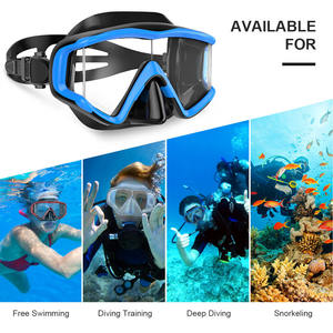 Máscara de Buceo para Adultos, Tres Ventanas, Ajustable, Antivaho, Equipo de Snorkel Impermeable - Product Image 4