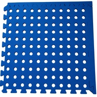 Tapis de puzzle éducatif en EVA Float Island, design antidérapant pour enfants de 0 à 4 ans, grande forme carrée, ensemble de 4 pièces