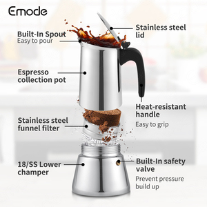 <span class=keywords><strong>Cafetière</strong></span> avec <span class=keywords><strong>filtre</strong></span> <span class=keywords><strong>permanent</strong></span> en acier inoxydable <span class=keywords><strong>Cafetière</strong></span> expresso professionnelle - Product Image 5