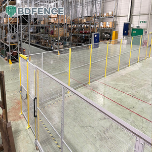 Clôture de sécurité à bas <span class=keywords><strong>prix</strong></span>, personnalisable, clôture de protection pour robot, isolation d'atelier, clôture de sécurité pour robot de soudage - Product Image 1