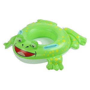 Bouée gonflable tortue verte pour enfants, grand modèle avec siège, jouet aquatique pour piscine - Product Image 4