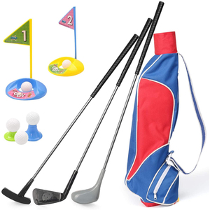 15 pièces Deluxe Happy Young Golfeur Kit de sport <span class=keywords><strong>D</strong></span>éveloppement physique et mental Ensemble de clubs de golf pour enfants - Product Image 1