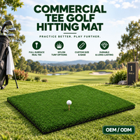Tapis de golf commercial d'intérieur en nylon pour simulateur de frappe, clubs et académies
