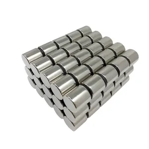 Materiale magnetico ad alte prestazioni forte magnete cilindrico al neodimio N45 magnete rotondo a disco NdFeB