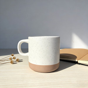Taza de Café de Cerámica Moteada con Grabado de Texto Personalizado para el Hogar y la Oficina - Product Image 5