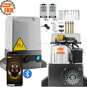 Trung Quốc thông minh Bluetooth điều khiển tự động cửa trượt động cơ 750 Wát 1500kg AC nhôm mở cửa Thiết kế hiện đại cho khách sạn - Product Image 1