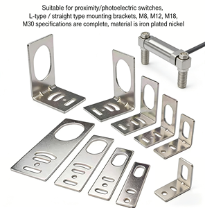 תושבת חיישן קירבה ופוטואלקטרי מסוג L של מותג HL, ממקור שאנדונג, דגם M8/M12/M18, עם מחברים להתקנה על מסגרת. - Product Image 6