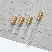 Échantillons gratuits Bouteille unique d'atomiseur de parfum de voyage rechargeable de 2ml 3ml 5ml 10ml à remplissage facile