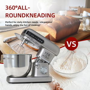 Robot pâtissier Cheftronic 10L 2200W haute puissance, appareil électroménager de cuisine compact - Product Image 3