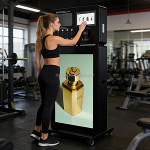 Distributeur <span class=keywords><strong>de</strong></span> parfum autoportant en métal et acrylique avec 5 buses, paiement par pulvérisation, 43 écrans, pour discothèque - Product Image 5
