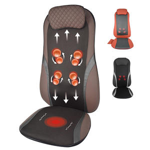 Cuscino per massaggio alla schiena tailandese cuscino per massaggio elettrico con funzione riscaldante per impastare shiatsu con sedile a vibrazione