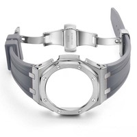 Kit de modification Mingfeng GA2100 G-Shock de haute qualité, bracelet en silicone, boîtier en acier inoxydable 316, option de logo personnalisé pour Casio G-Shock 2100