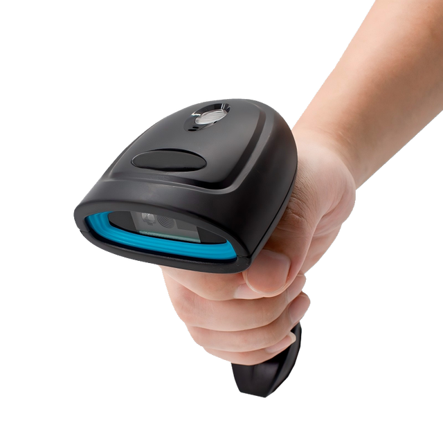 Wireless Wifi Bluetooth Usb Handheld Barcode Scanner 1D 2D QR Code Reader Compatible POS System for Retail Supermarket Cafe
