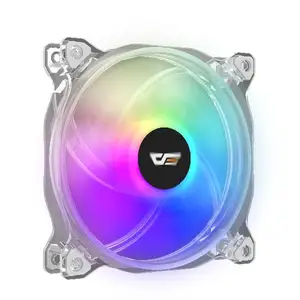 DarkFlash CF8 Pro 120mm ventola di raffreddamento con illuminazione ARGB di cristallo di Design per PC Case Computer giochi torri & custodie