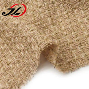 Vải len dệt kẻ ô kim loại nhiều màu sắc, nhuộm sợi, chất liệu tweed, đang được bán chạy cho may mặc - Product Image 4