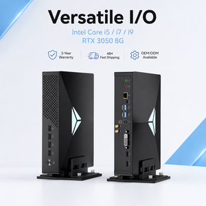 Mini PC Intel I5 I7 I9 I5-9400F I7-9700F I9-9900T, Computadora de Escritorio Pequeña, <span class=keywords><strong>Win</strong></span> 10 Pro Linux 4K, Doble LAN, Una Salida HDMI - Product Image 6