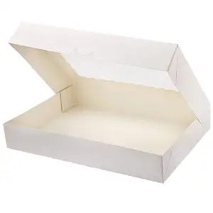 2023 Customized 20 Pack Large White Sturdy Paper Cardboard Donut Box With Clear Pvc Window