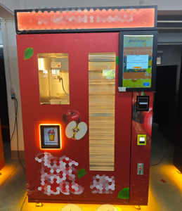 Nước táo Máy bán hàng tự động màn hình cảm ứng mã thông báo mã QR Hệ thống thanh toán tự động Bộ sưu tập tín dụng tiền xu - Product Image 6