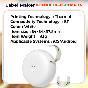 Mini Impresora Portátil de Etiquetas, Bluetooth, Aplicación Gratuita, Resistente al Agua, Personalización de Logotipo y Color, Directo de Fábrica - Product Image 6