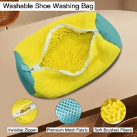 Sac de rangement réutilisable écologique pour machine à laver les chaussures, nettoyage en profondeur des baskets, chaussures de tennis, pantoufles, anti-poussière W24-744
