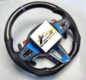 Volante de Fibra de Carbono Usado de Buena Calidad para <span class=keywords><strong>BMW</strong></span> CS X3 X4 X5 Serie 3, Ensamblaje de Volante Modificado con Cuero - Product Image 3