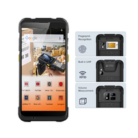 ODM RFID PDA Logística Android 13 Resistente IP68 PDA Portátil Lector de Códigos de Barras 2D Escáner UHF Huella Dactilar PDA Industrial