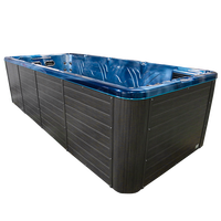 SW-52A Offre Spéciale acrylique USA Spa baignoire extérieure grande piscine Spa bain à remous pour jardin