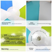 Ballon de plage gonflable en plastique de 1,2 mètre, épais, taille extra-large, jouet aquatique d'extérieur
