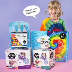 <span class=keywords><strong>Kit</strong></span> de teinture <span class=keywords><strong>tie</strong></span>-<span class=keywords><strong>dye</strong></span> pour enfants et adultes avec de grandes bouteilles de teinture, 8 couleurs et poudre de teinture non toxique - Product Image 3