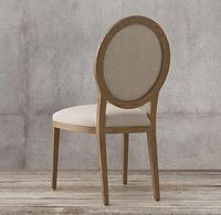 Chaise de salle à manger classique britannique de luxe de haute qualité, chaise de banquet et de salle à manger vintage en bois massif de style campagnard américain