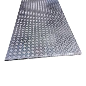Алюминиевый клетчатый лист с тиснением 5052 5754, черные алюминиевые контрольные пластины 3003 3004 3005, 3105 алюминиевая клетчатая пластина