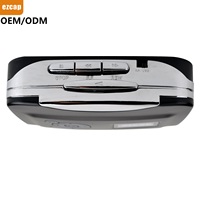 Reproductor de cassette portátil Walkman con convertidor compatible con cinta de auriculares de 3,5mm a convertidor de cassette Mp3 Ezcap230