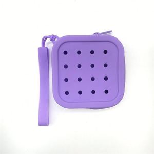 Silicone Coin <b>Purse</b>, <b>Small</b> square Bag, Headphone Storage Bag, ID Bag, Portable Makeup Bag, Data Cable, Power Bank Storage Bag - Product Image 4