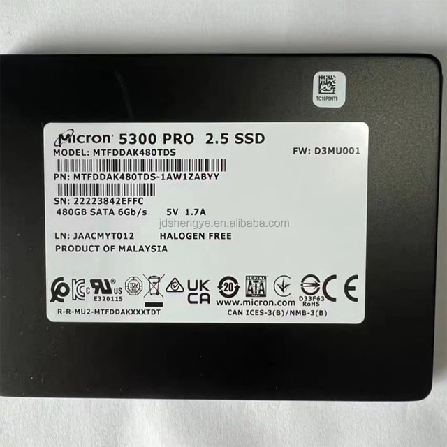 Micron 5300Pro/5400Pro 240GB/480GB/960GB/1.92TB/3.84TB/7.68TB Enterprise SSD for Server