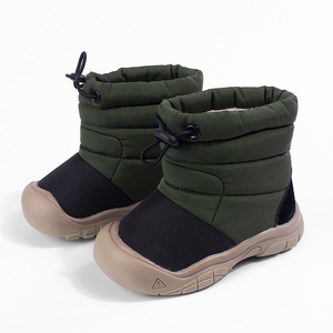 Bottes chaudes imperméables antidérapantes pour enfants unisexes en gros, automne/hiver, solides, pour l'extérieur, avec fermeture à boucle et crochet, pour enfants de 4 à 6 ans - Product Image 6