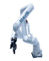Robot collaboratif homme-machine pour solutions d'automatisation - Bras robotique avec charge utile de 25 kg, portée horizontale de 900/1200/1400 mm, moteur PLC