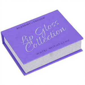 Emballage en papier personnalisé en carton, présentoir à paillettes, bijoux, rouge à lèvres, dents, maquillage, cils, boîte d'emballage avec miroir - Product Image 1