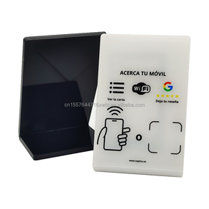 NFC Googleレビューカード13.56mhz防水厚いアクリルカードプログラマブルNFCスマートカードソーシャルメディア用レビュースタンド - Product Image 3